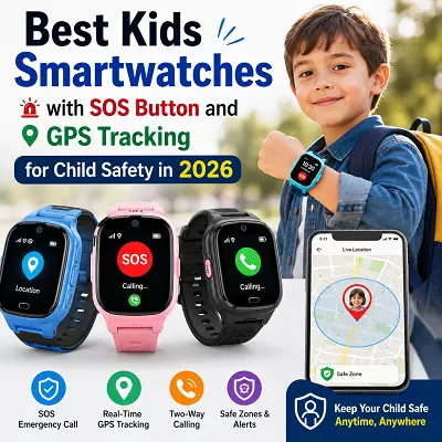 Best Kids Smartwatches with SOS Button and GPS Tracking for Child Safety in 2026 wat