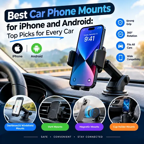 Best Car Phone Mounts for iPhone and Android: Top Picks for Every Car Best car phone mounts for iphone and android