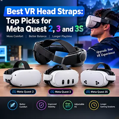 Best VR Head Straps: Top Picks for Meta Quest 2, 3 and 3S Best VR head straps
